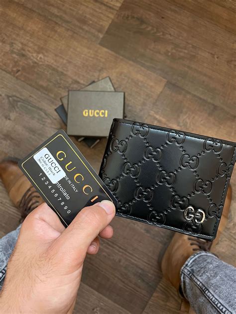 porte carte homme gucci|portefeuille gucci homme luxe.